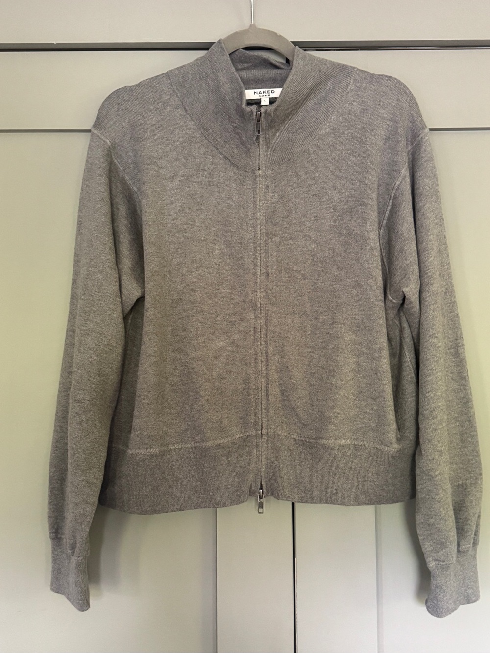 NAKED CASHMERE Alina Cotton Cashmere Track Jacket